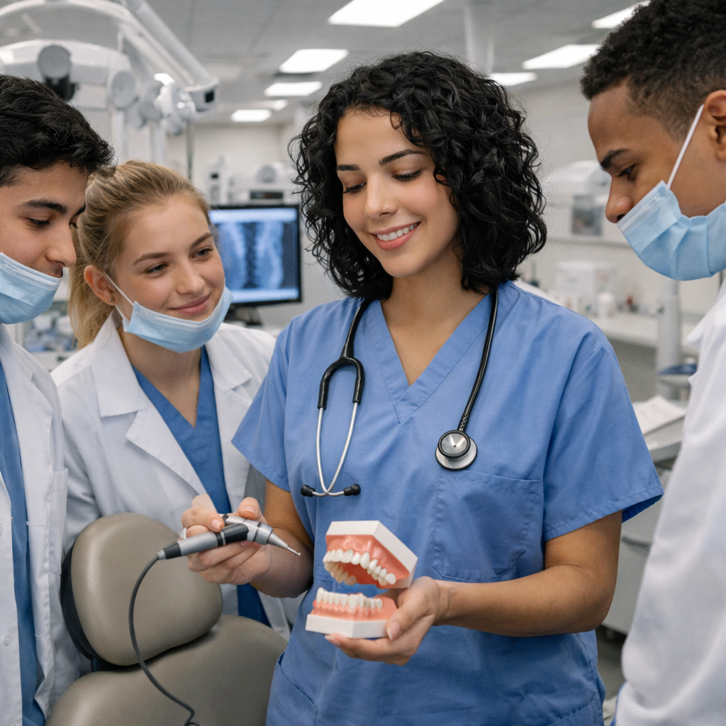 University staff using inventory management software